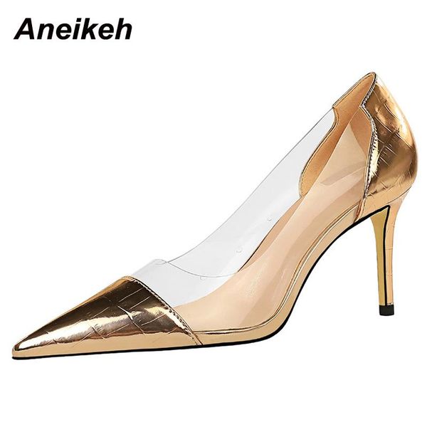 aneikeh femmes chaussures 2021 fashion classics patchwork pvc high heels spring/autumn office & career slip-on women's shoes dress, Black
aneikeh femmes chaussures 2021 fashion classics patchwork pvc high heels spring/autumn office & career slip-on women's shoes dress, Black