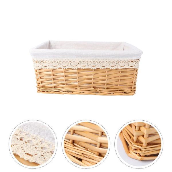40*30*16cm multipurpose rectangular wicker storage basket with removable washable liner willow woven containers - size baskets
40*30*16cm multipurpose rectangular wicker storage basket with removable washable liner willow woven containers - size baskets