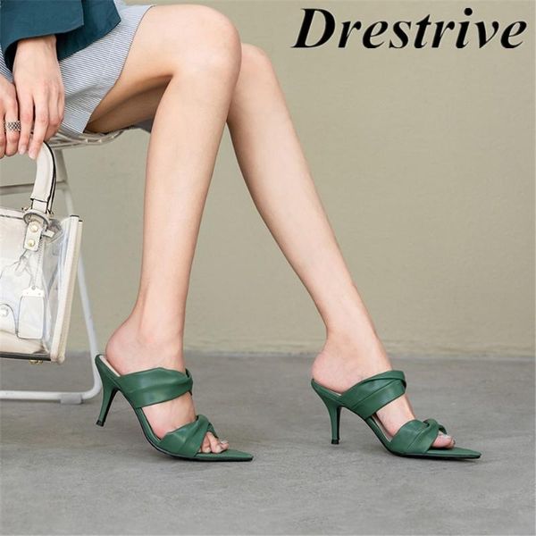 drestrive 2021 summer women sandals thin heels 8 cm outside slippers pointed toe party female high heel shoes, Black
drestrive 2021 summer women sandals thin heels 8 cm outside slippers pointed toe party female high heel shoes, Black