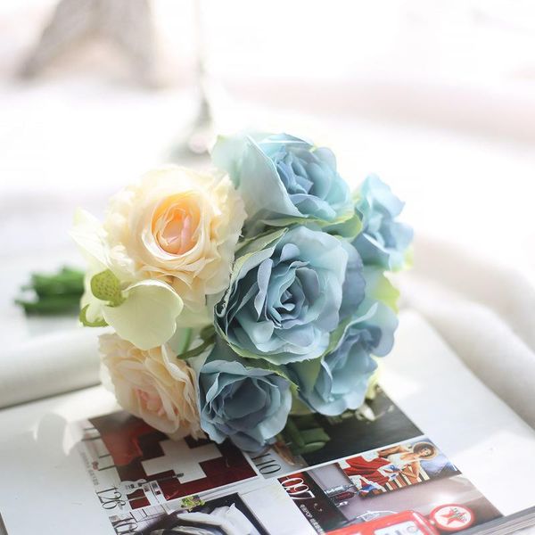 artificial rose flowers wedding bouquet white pink thai royal silk home decoration party decor decorative & wreaths
artificial rose flowers wedding bouquet white pink thai royal silk home decoration party decor decorative & wreaths