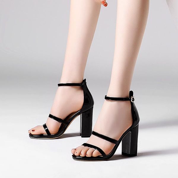 dilalula 2021 patent leather high heels women shoes party sandals date classic office ankle-strap sandal female woman, Black
dilalula 2021 patent leather high heels women shoes party sandals date classic office ankle-strap sandal female woman, Black