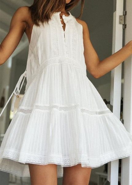 summer solid mini white women dresses vintage boho bohemian beach short ladies casual sundress holiday, Black;gray
summer solid mini white women dresses vintage boho bohemian beach short ladies casual sundress holiday, Black;gray