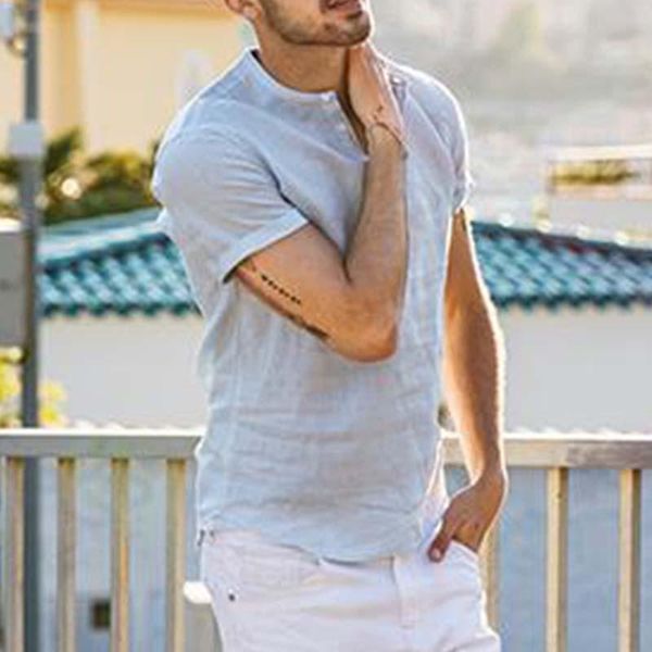 men's t-shirts streetwear linen slim fit t shirt men summer cotton casual tee male short sleeve retro shirts fashion mens, White;black
men's t-shirts streetwear linen slim fit t shirt men summer cotton casual tee male short sleeve retro shirts fashion mens, White;black