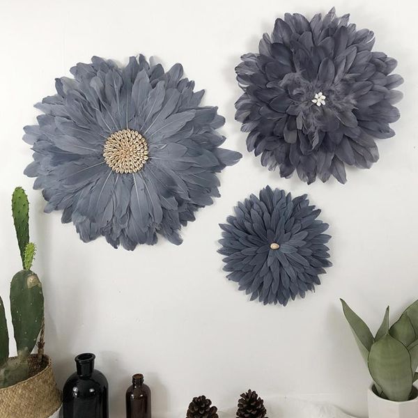 3pcs set flower shape feather elegant and refined home wall hanging decoration nordic decor room decoracion habitacion decorative objects &
3pcs set flower shape feather elegant and refined home wall hanging decoration nordic decor room decoracion habitacion decorative objects &