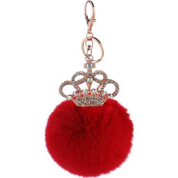 souvenirs pendant creative gift crown key chain rex rabbit hairball women's car bag
souvenirs pendant creative gift crown key chain rex rabbit hairball women's car bag