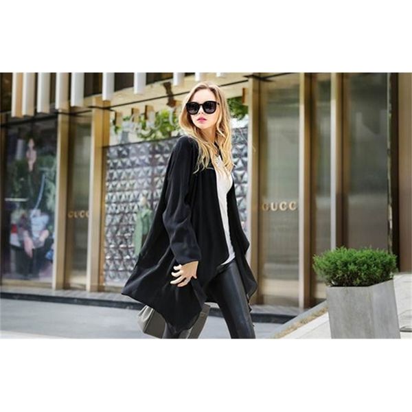 women's womens cardigan designer patchwork trench v neck sleeve outerwear casual versatile long regular coats, Tan;black
women's womens cardigan designer patchwork trench v neck sleeve outerwear casual versatile long regular coats, Tan;black