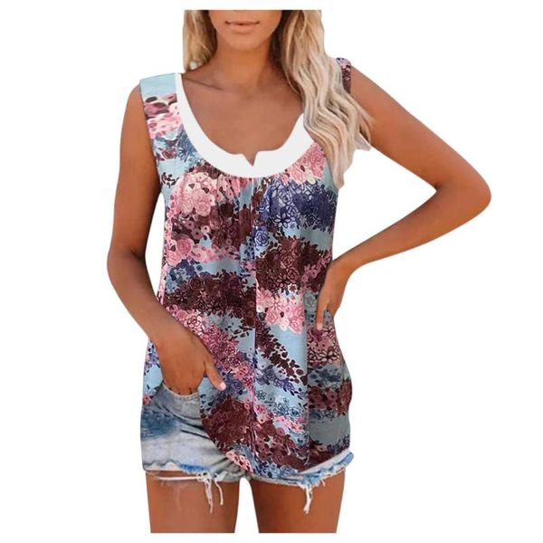 women's t-shirt artistic flower pattern tshirts tee shirt rock femme casual print loose all-match sleeveless elegant, White
women's t-shirt artistic flower pattern tshirts tee shirt rock femme casual print loose all-match sleeveless elegant, White