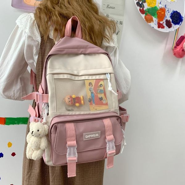 campus cute backpack women waterproof school lapbackpacks bag female simple kawaii shoulder bags for teenage girls
campus cute backpack women waterproof school lapbackpacks bag female simple kawaii shoulder bags for teenage girls