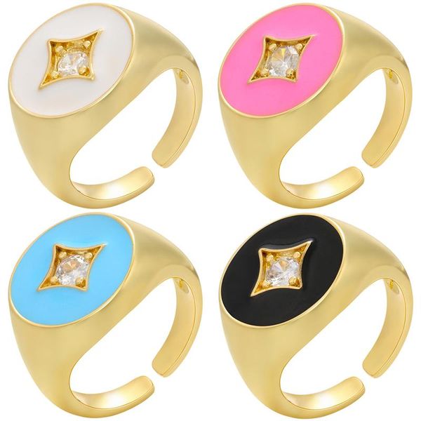 cluster rings zhukou gold color trendy rhombus star dripping oil enamel ring cz crystal women opening for wholesale vj163, Golden;silver
cluster rings zhukou gold color trendy rhombus star dripping oil enamel ring cz crystal women opening for wholesale vj163, Golden;silver