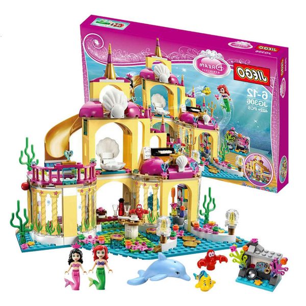 assembled toys jacko jg306 girls' building blocks compatible with lego princess ariel seafloor palace mermaid 10436
assembled toys jacko jg306 girls' building blocks compatible with lego princess ariel seafloor palace mermaid 10436