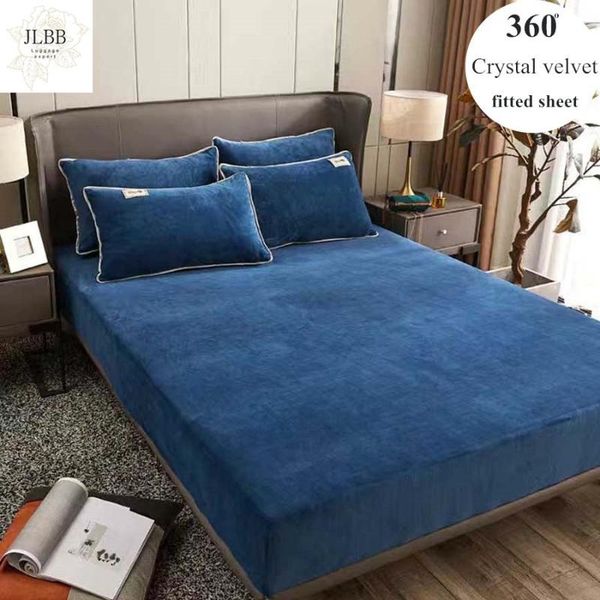 sheets & sets warm crystal velvet fitted sheet mattress cover winter cozy all-around elastic rubber band solid bed no cases
sheets & sets warm crystal velvet fitted sheet mattress cover winter cozy all-around elastic rubber band solid bed no cases