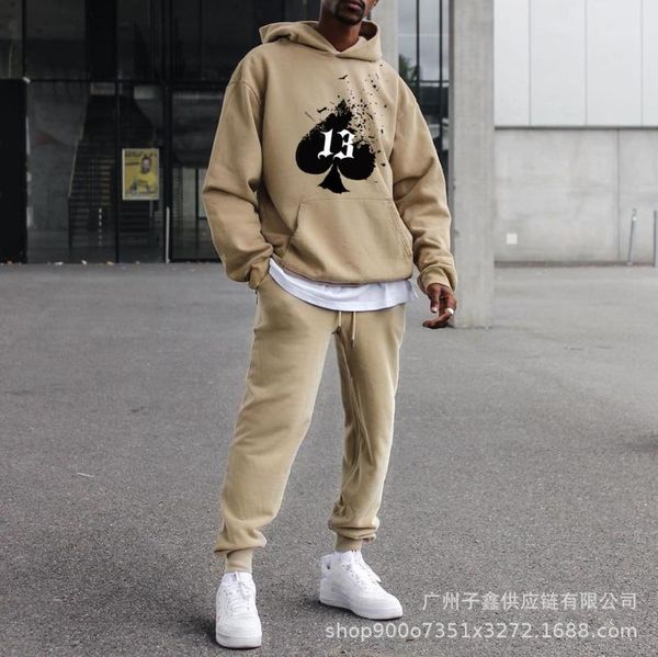 men's hoodies & sweatshirts 2021 autumn and winter printed loose hooded sports casual suit for men, Black
men's hoodies & sweatshirts 2021 autumn and winter printed loose hooded sports casual suit for men, Black