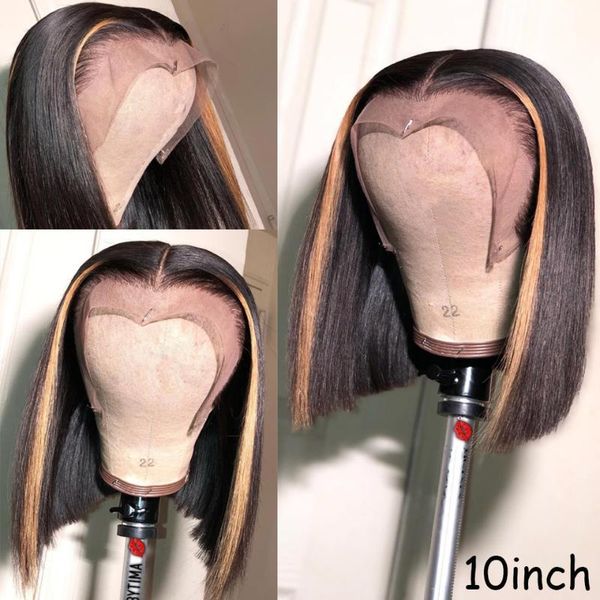 lace wigs links bone straight short bob wig natural human hair for women colored p1b/27 highlight 13x1 t part frontal pre plucked, Black;brown
lace wigs links bone straight short bob wig natural human hair for women colored p1b/27 highlight 13x1 t part frontal pre plucked, Black;brown
