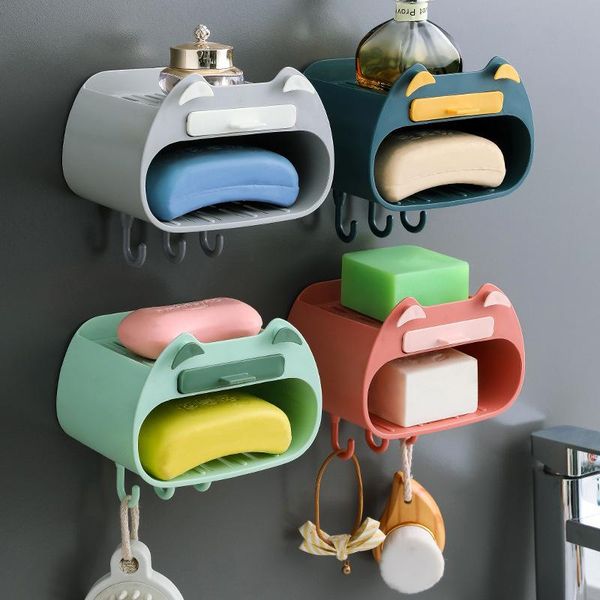 soap dishes creativity multifunctional non-perforated double-layer box drain rack wall hanging bathroom toilet tool
soap dishes creativity multifunctional non-perforated double-layer box drain rack wall hanging bathroom toilet tool