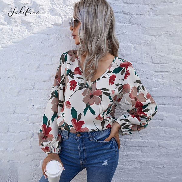 women and bloues korean fashion new elegant office ladies black v neck floral chiffon clothes for women full sleeves 210415, White
women and bloues korean fashion new elegant office ladies black v neck floral chiffon clothes for women full sleeves 210415, White