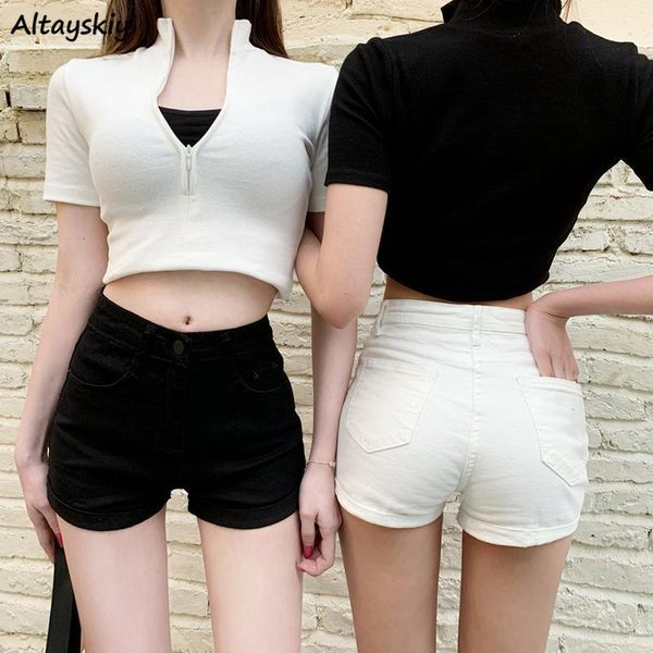 women's shorts women summer elasticity skinny female all-match trousers daily workout simple solid color high waist club street ins, White;black
women's shorts women summer elasticity skinny female all-match trousers daily workout simple solid color high waist club street ins, White;black