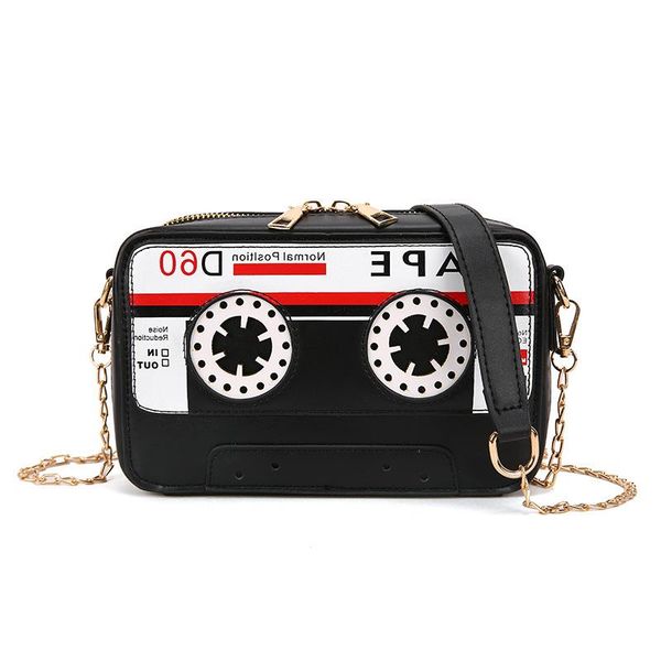 2021 foreign bag female personality european american funny fashion and pu messenger tide shoulder cassette style tape new chain tr nockf
2021 foreign bag female personality european american funny fashion and pu messenger tide shoulder cassette style tape new chain tr nockf