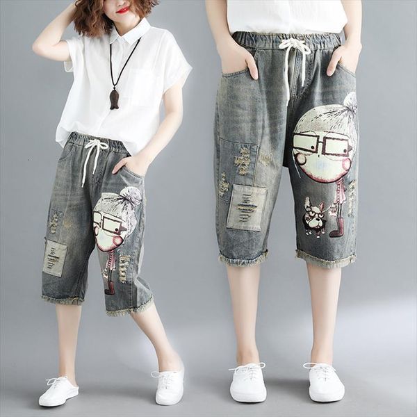 Summer Thin Jeans Holes Ripped Womens Pant Vacation Beach Shorts Denim Plus Size Knee Length Mujer, Black;white
Summer Thin Jeans Holes Ripped Womens Pant Vacation Beach Shorts Denim Plus Size Knee Length Mujer, Black;white