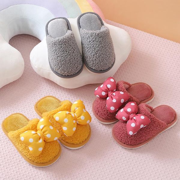 slipper children' cotton slippers female cute bow winter home non-slip boys and girls baby shoes girl, Black;grey
slipper children' cotton slippers female cute bow winter home non-slip boys and girls baby shoes girl, Black;grey