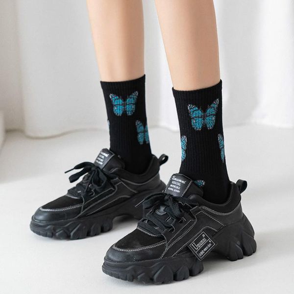 cute ladies socks cotton autumn and winter fashion harajuku crew butterfly european american street warm sockings & hosiery, Black;white
cute ladies socks cotton autumn and winter fashion harajuku crew butterfly european american street warm sockings & hosiery, Black;white