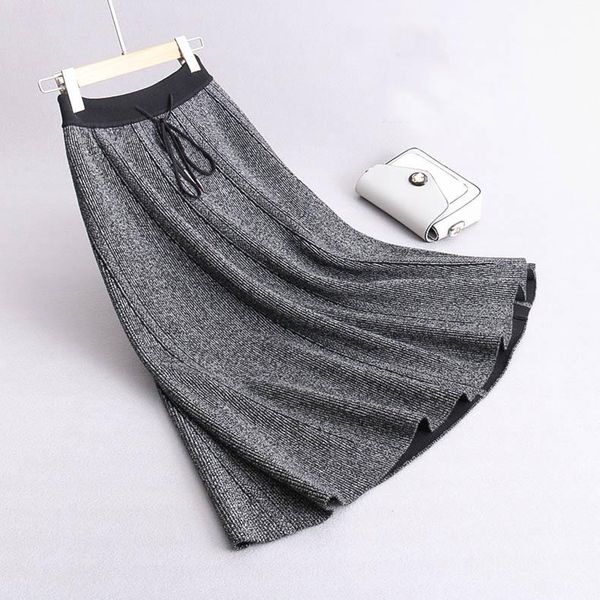skirts 2021 harajuku autumn stretch waist slim knitted midi saia faldas female women camel knee length skirt black
skirts 2021 harajuku autumn stretch waist slim knitted midi saia faldas female women camel knee length skirt black