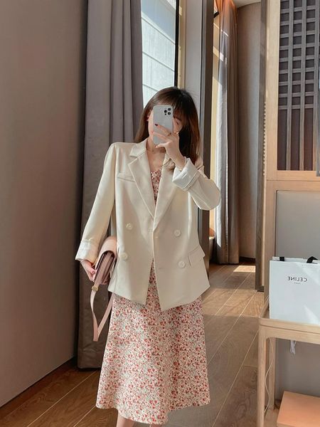 women's suits & blazers casual suit jacket womens and blouses spring autumn 2021 high-end temperament all-match office apricot, White;black
women's suits & blazers casual suit jacket womens and blouses spring autumn 2021 high-end temperament all-match office apricot, White;black