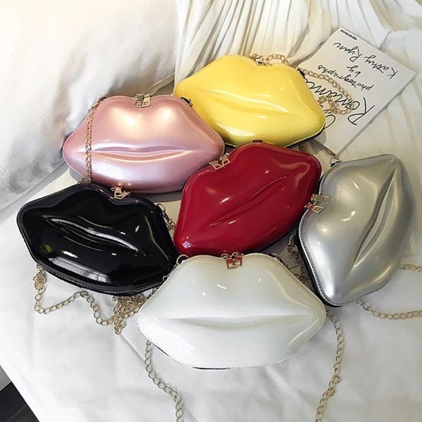 lips shape pvc handbags women zipper shoulder bag crossbody messenger phone coin evening party clutches feminina waist bags
lips shape pvc handbags women zipper shoulder bag crossbody messenger phone coin evening party clutches feminina waist bags