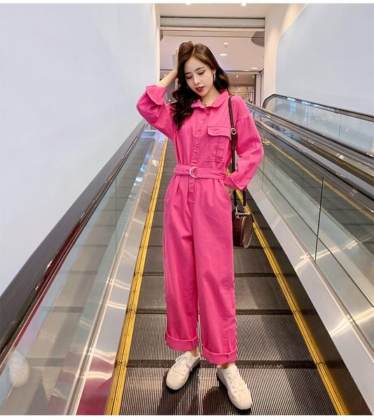two piece dress make jumpsuits female han edition long autumn easing students even clothing women's fashionable tooling suits, White
two piece dress make jumpsuits female han edition long autumn easing students even clothing women's fashionable tooling suits, White