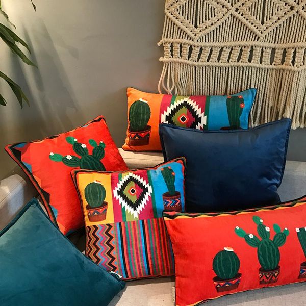 cushion/decorative pillow 45x45cm short plush cactus red pillowcase cushion cover mediterranean literary geometric for backrest decor
cushion/decorative pillow 45x45cm short plush cactus red pillowcase cushion cover mediterranean literary geometric for backrest decor