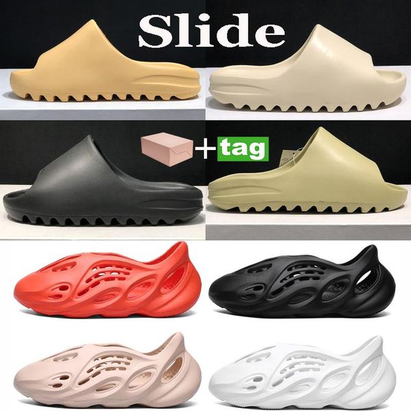 2021 men women slide shoes slippers desert sand resin earth brown soot foam runner triple black white orange core mens sandals us 5-11
2021 men women slide shoes slippers desert sand resin earth brown soot foam runner triple black white orange core mens sandals us 5-11