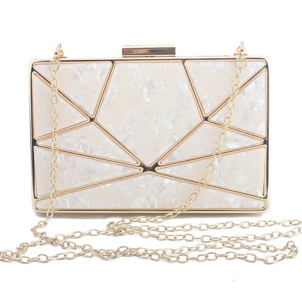 fashion evening bag women's 2021 personalized square acrylic splicing banquet hand chain
fashion evening bag women's 2021 personalized square acrylic splicing banquet hand chain