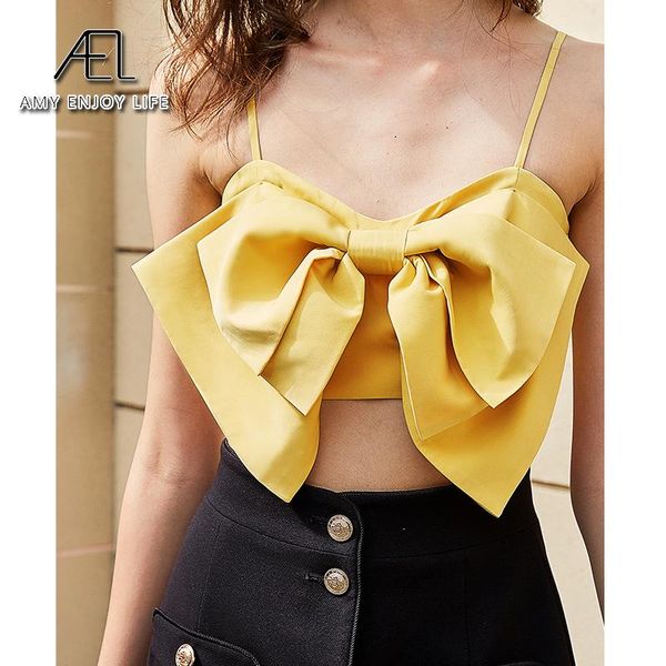women's tanks & camis ael women camisole blouse big bowknot tank casual summer corset type for bustier backless crop camisa, White
women's tanks & camis ael women camisole blouse big bowknot tank casual summer corset type for bustier backless crop camisa, White