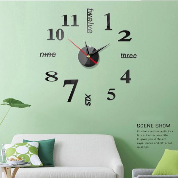wall clocks 2021 home decorate big mirror clock modern design 3d diy large watch unique gift living room
wall clocks 2021 home decorate big mirror clock modern design 3d diy large watch unique gift living room