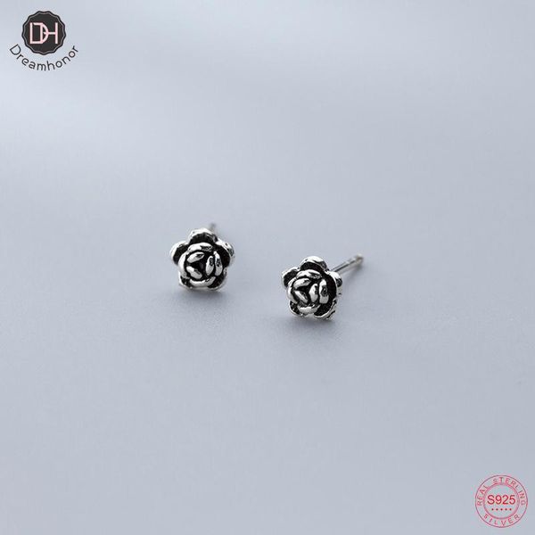 stud dreamhonor wholesale original vintage thai silver rose flower earrings for women sterling jewelry, Golden;silver
stud dreamhonor wholesale original vintage thai silver rose flower earrings for women sterling jewelry, Golden;silver