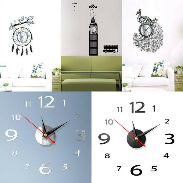 wall clocks 3d diy clock home modern decoration crystal mirror art sticker /by
wall clocks 3d diy clock home modern decoration crystal mirror art sticker /by