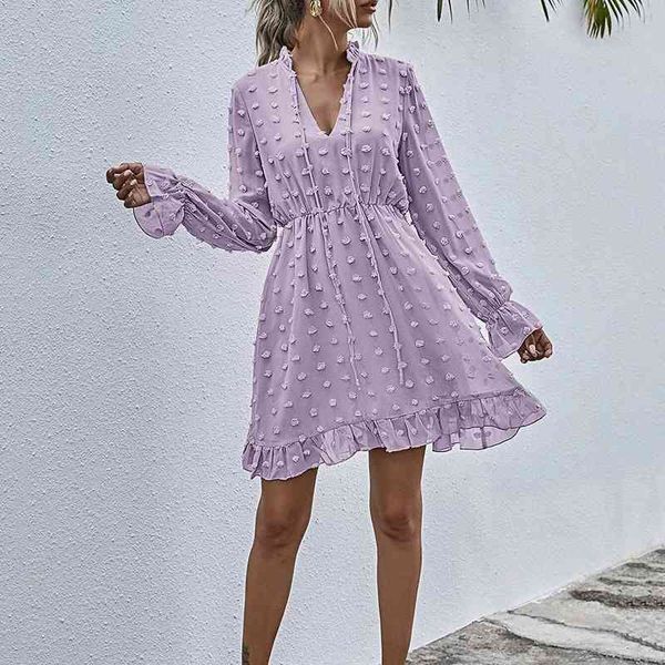 casual dresses spring women long sleeve v neck high waist ruffles es knee length solid color fashion female vestidos r14t, Black;gray
casual dresses spring women long sleeve v neck high waist ruffles es knee length solid color fashion female vestidos r14t, Black;gray