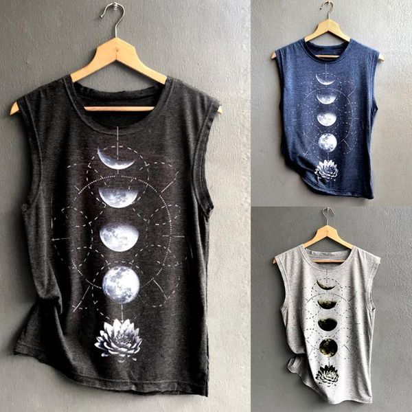 women's tracksuits tank print vest casual loose sleeveless sport pullover tunic tirantes women camisetas mujer, Gray
women's tracksuits tank print vest casual loose sleeveless sport pullover tunic tirantes women camisetas mujer, Gray