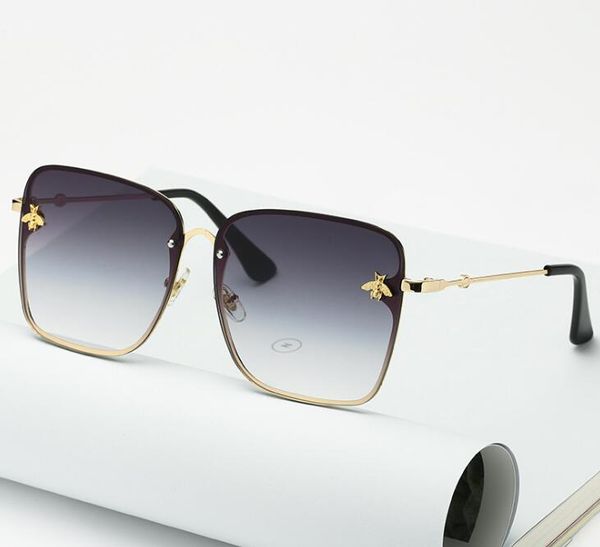 2021 brand designer bees sunglasses women mens fashion metal square oversized vintage female male uv400 glasses, White;black
2021 brand designer bees sunglasses women mens fashion metal square oversized vintage female male uv400 glasses, White;black