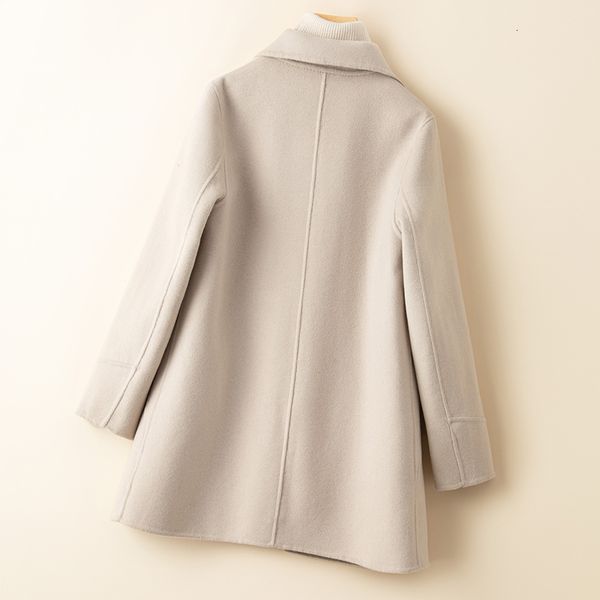 women's wool & blends 100% coat autumn short double-sided coats female en jacket for women korean womens clothing casaco feminino wpy40, Black
women's wool & blends 100% coat autumn short double-sided coats female en jacket for women korean womens clothing casaco feminino wpy40, Black