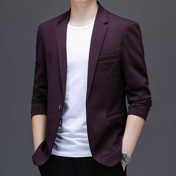 men's suits & blazers classic solid color blazer suit men korean version jacket casual slim fit jaqueta masculina clothing j693, White;black
men's suits & blazers classic solid color blazer suit men korean version jacket casual slim fit jaqueta masculina clothing j693, White;black