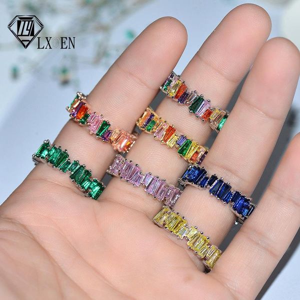 wedding rings fashion luxury multicolor baguette cubic zirconia for women t shape stone party jewelry gift, Slivery;golden
wedding rings fashion luxury multicolor baguette cubic zirconia for women t shape stone party jewelry gift, Slivery;golden