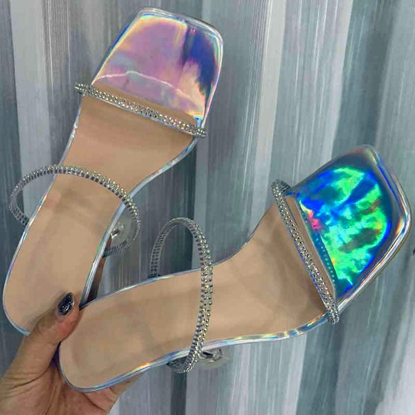 slippers pzilae women fashion square toe rhinestone strap high heels wedding shoes crystal clear heel mules q5e0, Black
slippers pzilae women fashion square toe rhinestone strap high heels wedding shoes crystal clear heel mules q5e0, Black