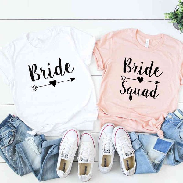 women's t-shirt fashions t bridal shirt team party bride squadron graphic casual women's wedding ljwa, White
women's t-shirt fashions t bridal shirt team party bride squadron graphic casual women's wedding ljwa, White