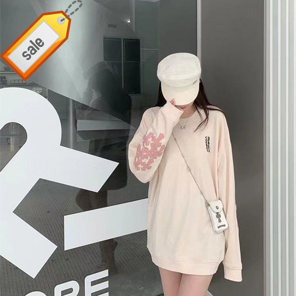 new 21ss winter autumn and fashion ch crow ~ stitched pink cross terry round neck sweater ins trend, Black
new 21ss winter autumn and fashion ch crow ~ stitched pink cross terry round neck sweater ins trend, Black