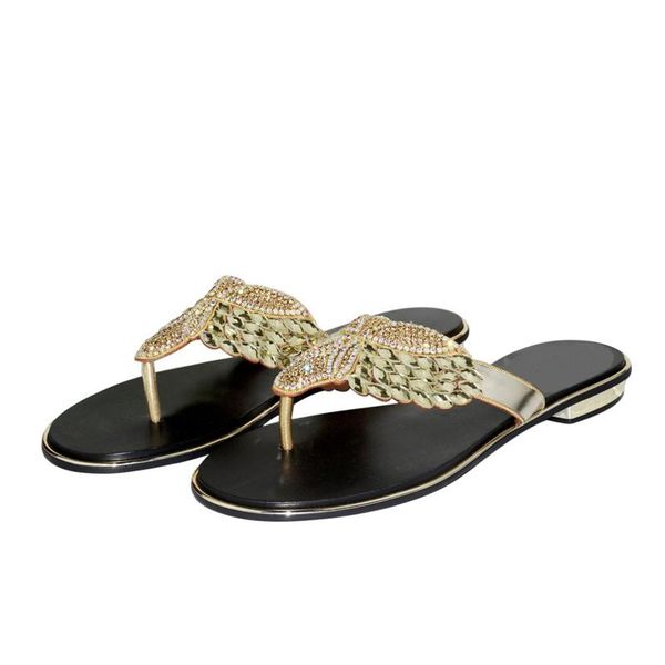 slippers summer rhinestone women's flip-flops casual fashion comfortable flat bottom thick heel large size, Black
slippers summer rhinestone women's flip-flops casual fashion comfortable flat bottom thick heel large size, Black