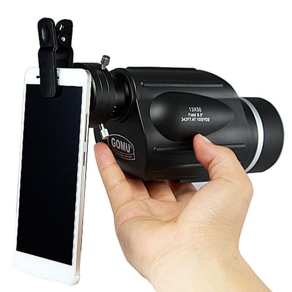 telescope & binoculars hunting gomu 13x50 monocular powerful handheld eyepiece spotting scope ranging type birding with phone camera adapter
telescope & binoculars hunting gomu 13x50 monocular powerful handheld eyepiece spotting scope ranging type birding with phone camera adapter