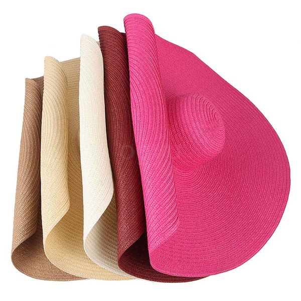 wide brim hats 25cm oversized beach foldable women large summer sun wholesale shade hat uv protection, Blue;gray
wide brim hats 25cm oversized beach foldable women large summer sun wholesale shade hat uv protection, Blue;gray