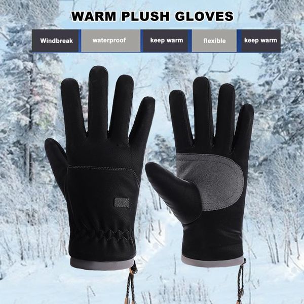 skiing riding gloves winter warm touch screen outdoor fishing mittens for cycle biking entertainment cycling, Black
skiing riding gloves winter warm touch screen outdoor fishing mittens for cycle biking entertainment cycling, Black