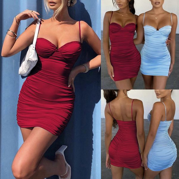 fashion casual ruffles low women dresses cut soild party sleeveless suspender short dress, Black;gray
fashion casual ruffles low women dresses cut soild party sleeveless suspender short dress, Black;gray