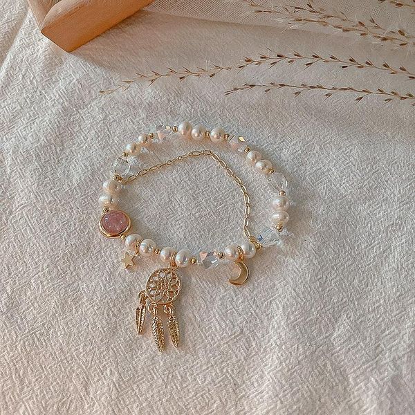 bangle ca-115 send girlfriend a gift crystal dream catcher bracelet turn beads sen series fresh women, Black
bangle ca-115 send girlfriend a gift crystal dream catcher bracelet turn beads sen series fresh women, Black